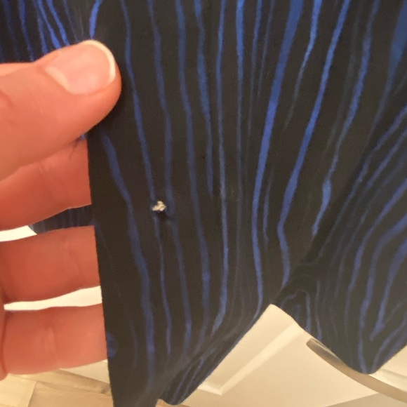 Diane Von Furtensberg- gold button shirt dress - Picture 6 of 7